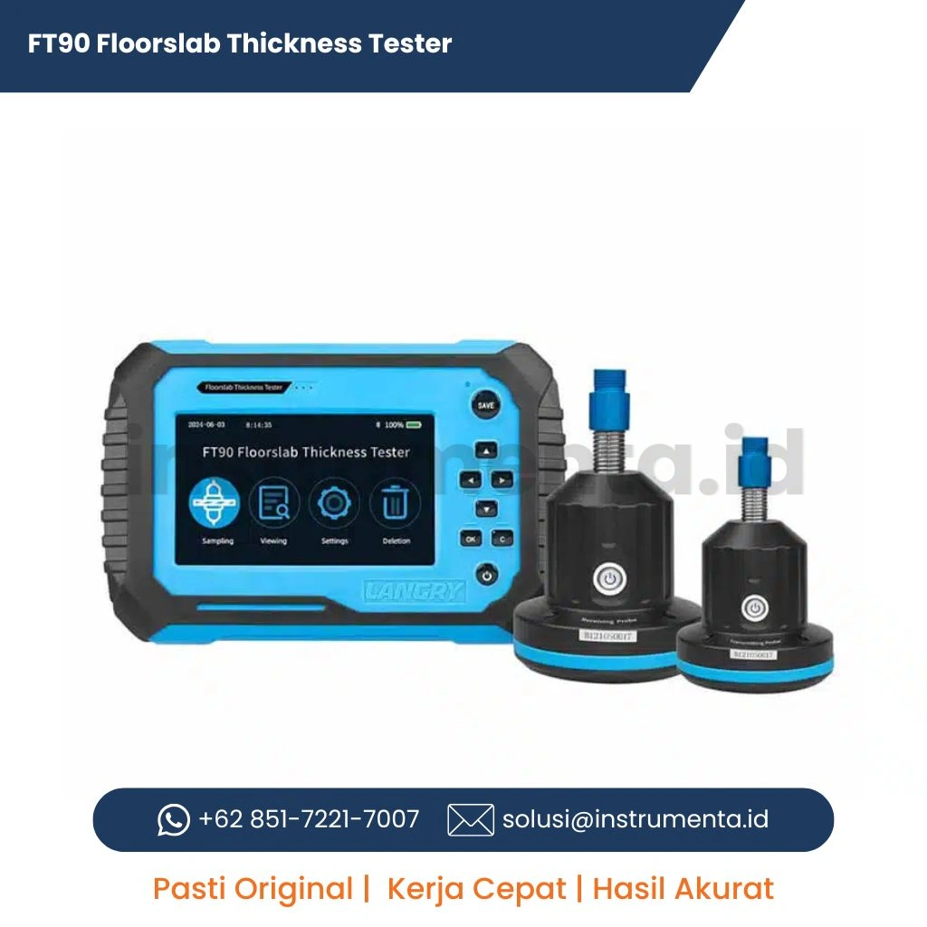 Distributor Floorslab Thickness Tester LANGRY FT90 Alat Ukur Ketebalan Plat Beton dan Floor Slab NDT
